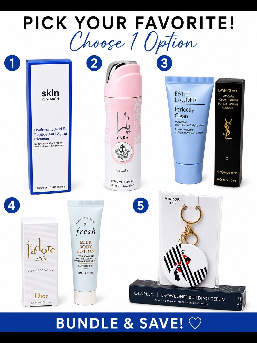 Pick Yours! | Empty Yara, Dior, Olaplex, Estée Lauder, Nest & More